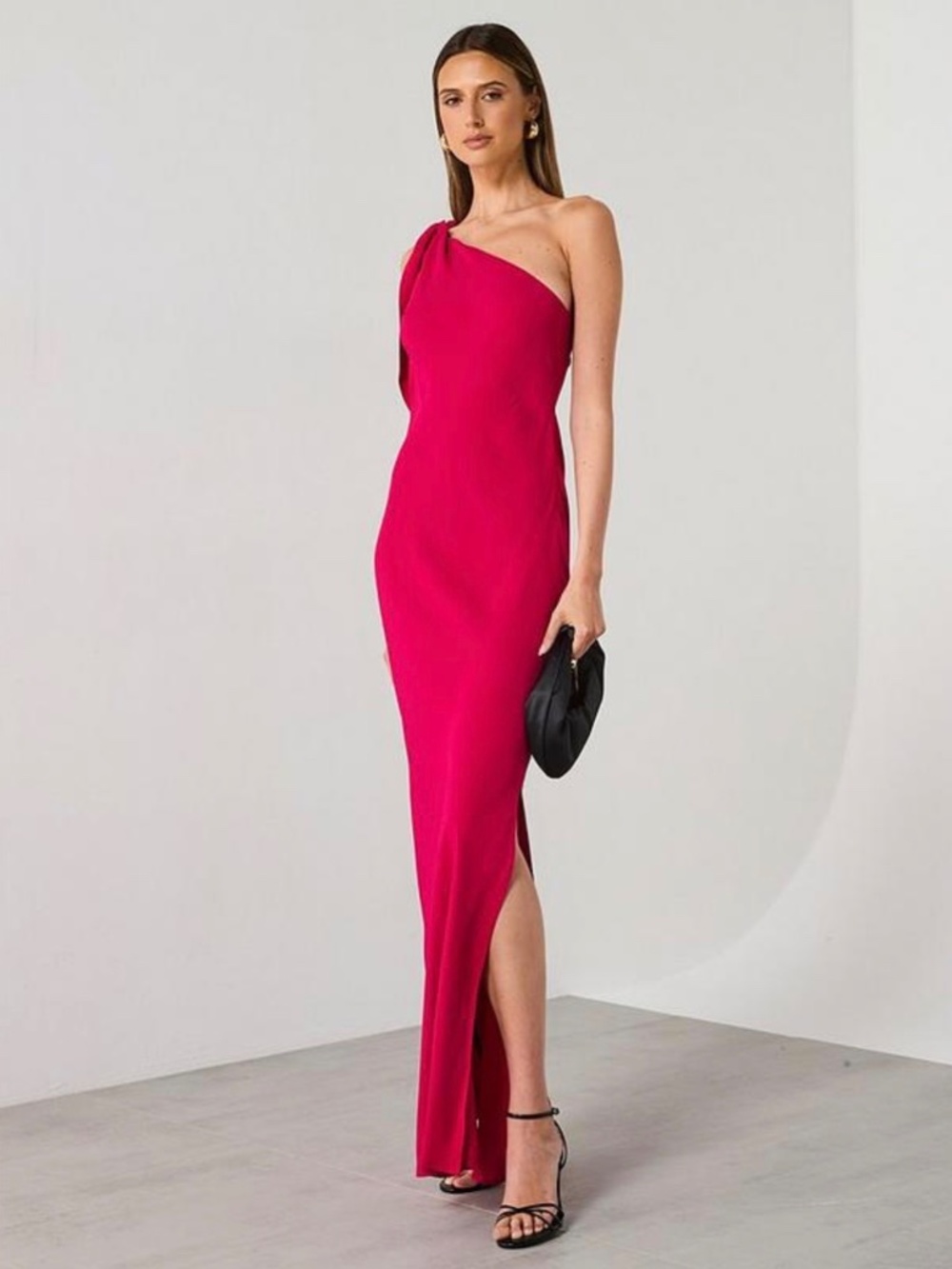 Asymmetric Bow Dress